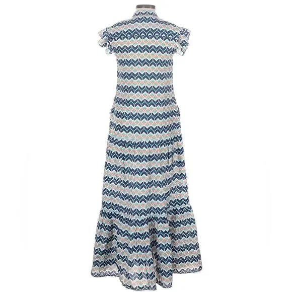 Paloma Blue ISABEL Maxi
Silk/Cotton Flutter Sleeve Dress
Size XS 🧡 - Picture 5 of 5